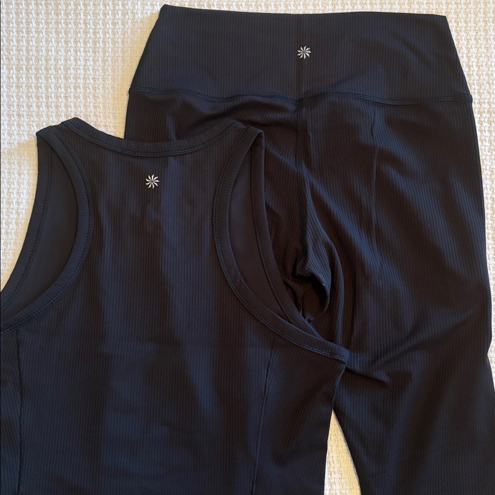 Set - Athleta Transcend leggings & crop tank